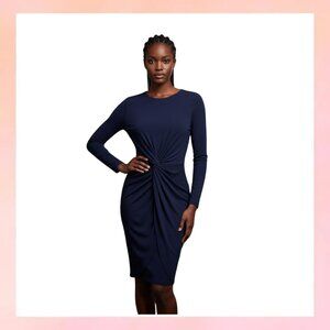Lauren Ralph Lauren Navy Blue Dress - Size 10